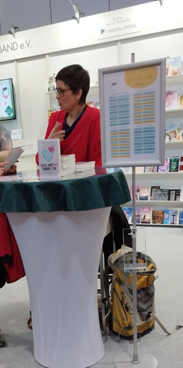 Sabine auf Leipziger Buchmesse