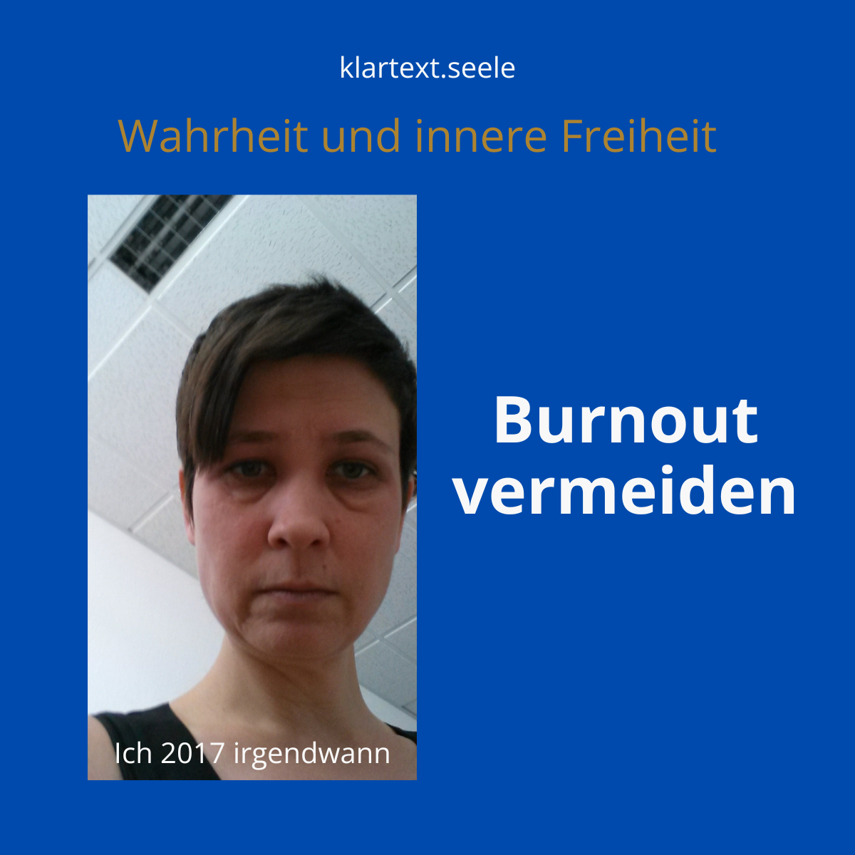 Foto Sabine Schumann und Text Burnout vermeiden