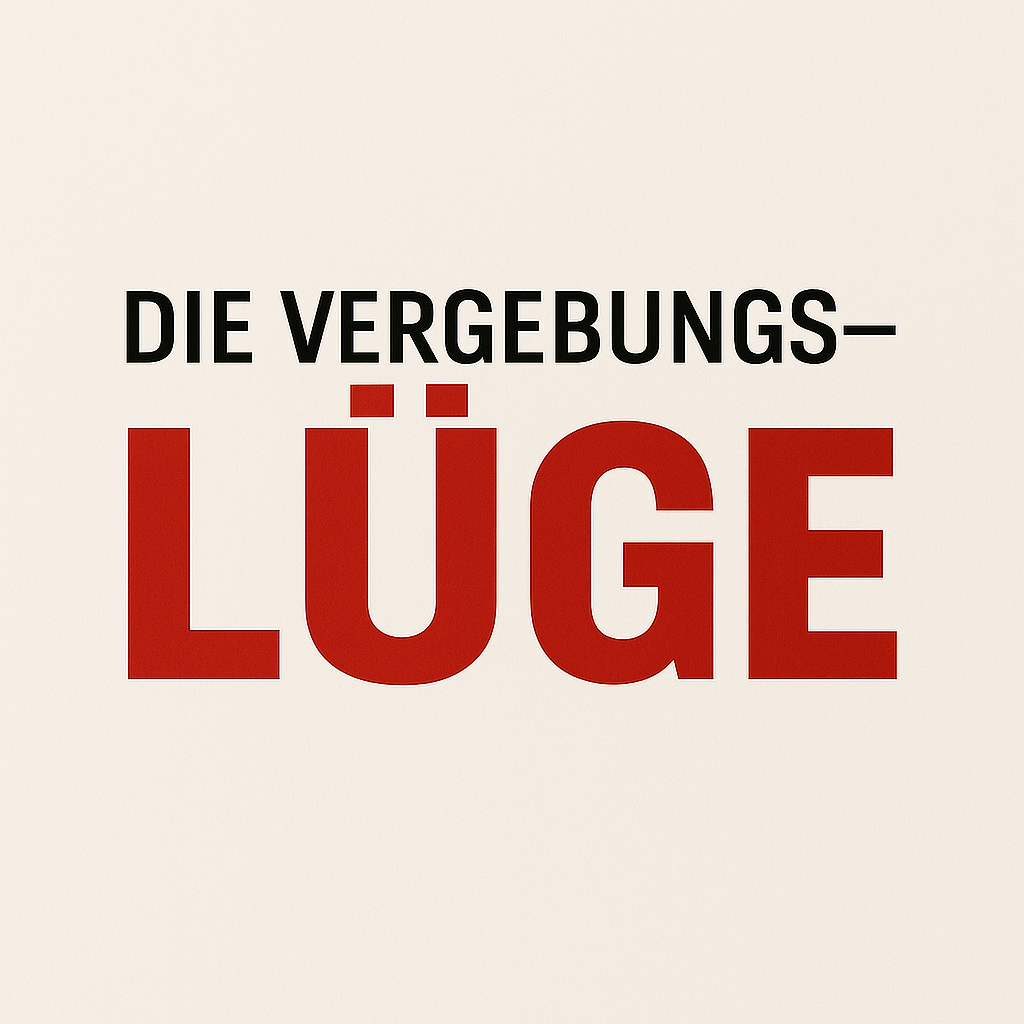 die Vergebungslüge - Seelsorge