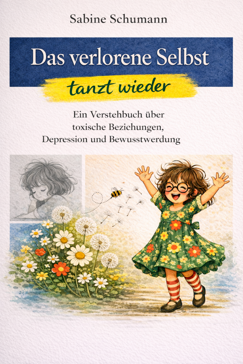 Buch Cover: Das verlorene Selbst tanzt wieder. Ein Verstehbuch über toxische Beziehungen, Depression und Bewusstwerdung
